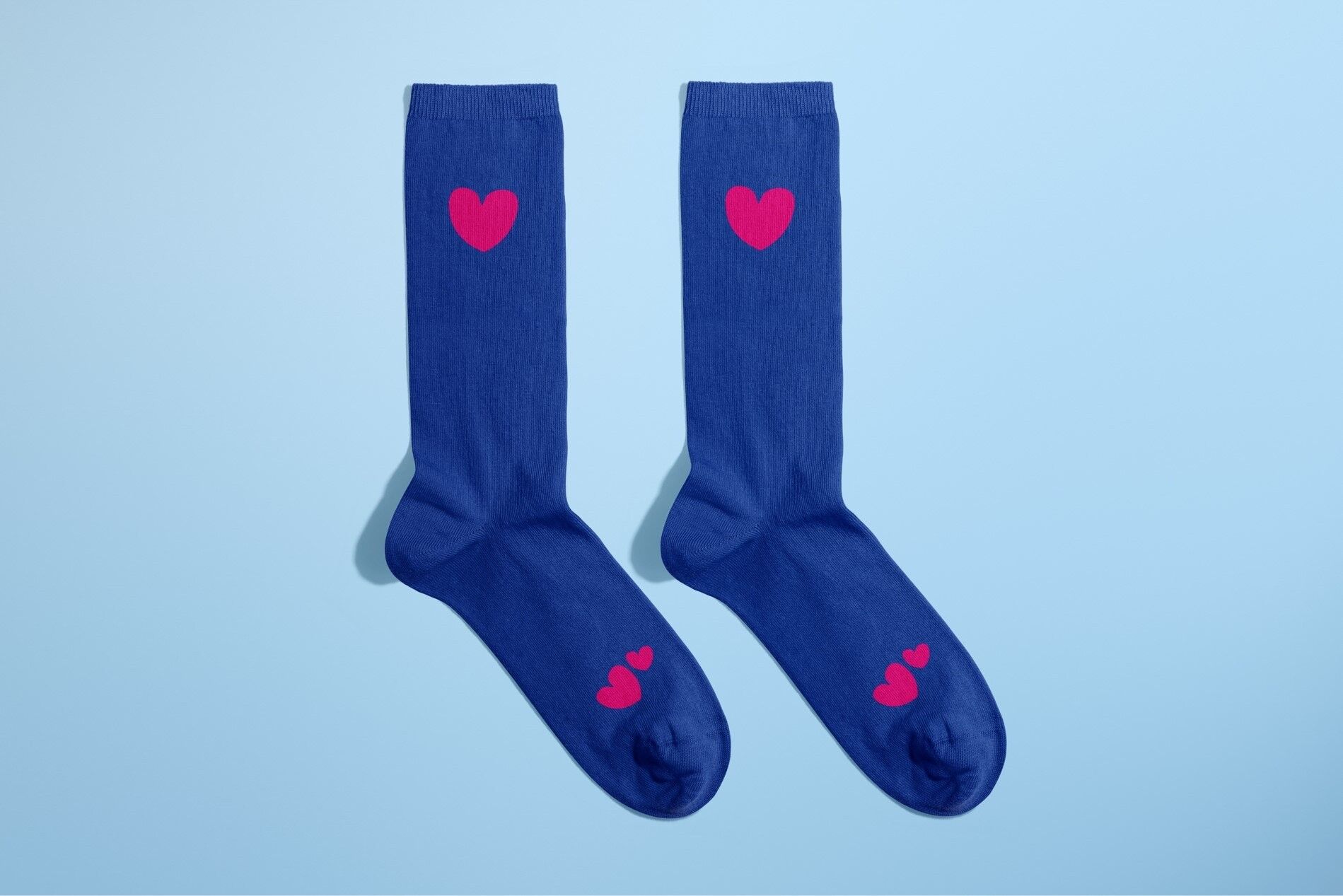 Lentejuelas llenas de ojos azules – corazón rosa 36/40