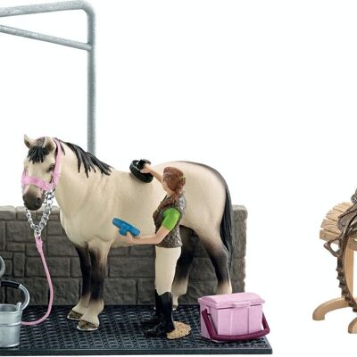 SCHLEICH - Horse Club - Caja de lavado de caballos - ref: 42104
