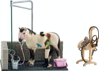 SCHLEICH - Horse Club - Box de lavage pour cheveaux - réf :  42104 1