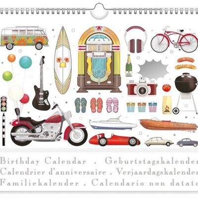 Calendar d'anniversaire Mac Classic (SKU: 5965)