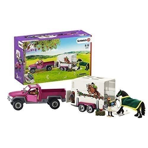 SCHLEICH - Horse Club - Pick-up avec remorque pour cheval - réf :  42346