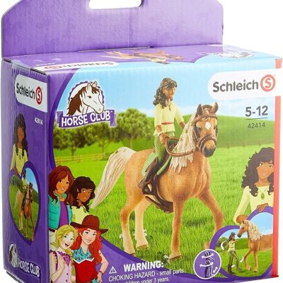 Schleich 42551 - Gran centro ecuestre junto al lago, a partir de 5 años, Horse Club - caja, 56,5 x 16 x 37,5 cm