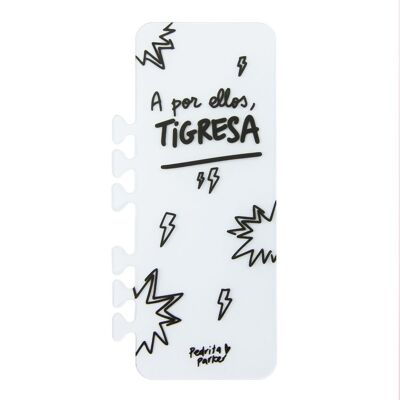 Tigress pvc bookmark