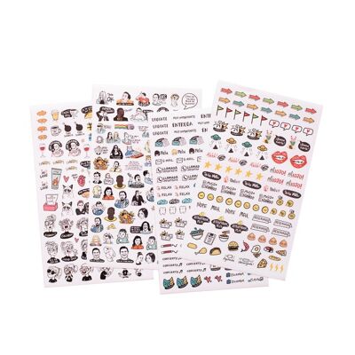 Pack Stickers. Decorate and organize your agenda