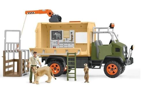 SCHLEICH - Wild Life - Gros camion sauvetage d’animaux - réf :  42475
