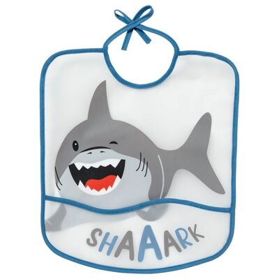 Shark 6 month waterproof bib