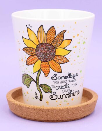 Pot de fleurs "Soleil" 2