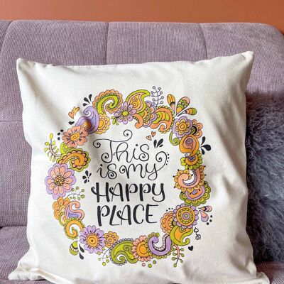 Cushion cover "Happy Place"
