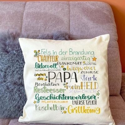 Housse de coussin "Papa"