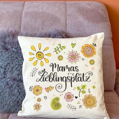 Kissenhülle "Mamas Lieblingsplatz"