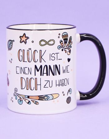 Mug "Le bonheur c'est... l'homme" 1