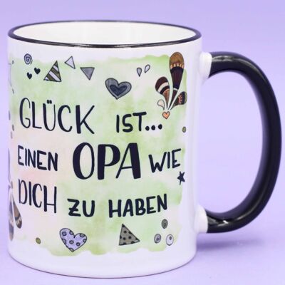 Taza "La felicidad es... Abuelo"