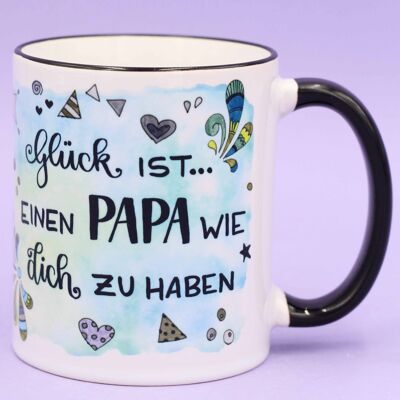 Taza "La felicidad es... Papá"