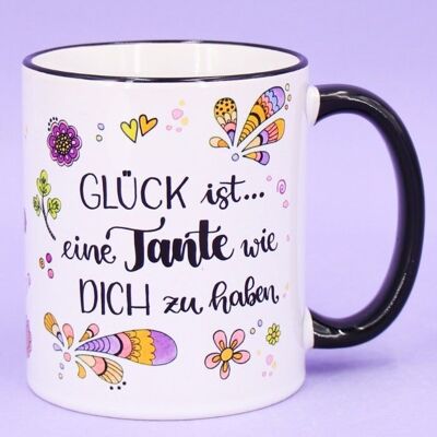 Mug "Le bonheur c'est... tante"