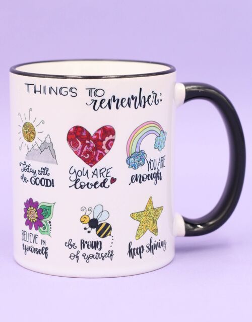 Tasse "Things to remember"