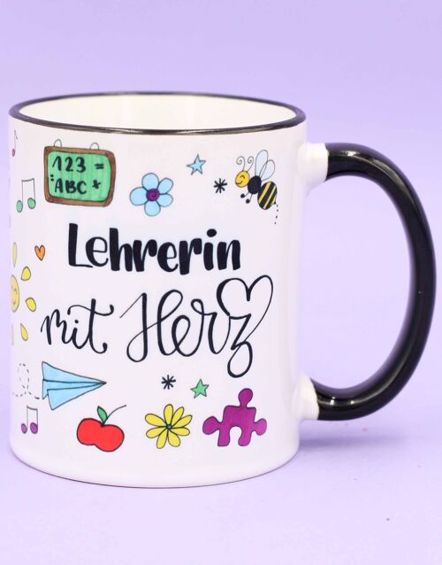 Tasse "Lehrerin mit Herz"