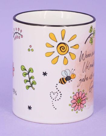 Mug "Vacances au jardin" 2