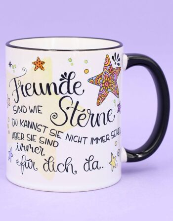 Mug "Les amis sont comme des stars" 1