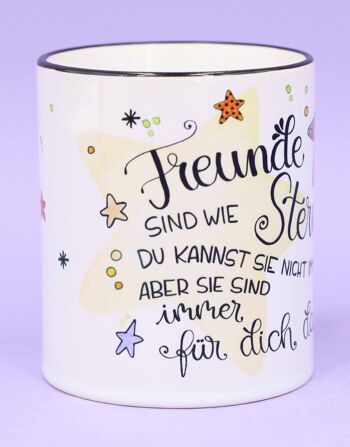 Mug "Les amis sont comme des stars" 3