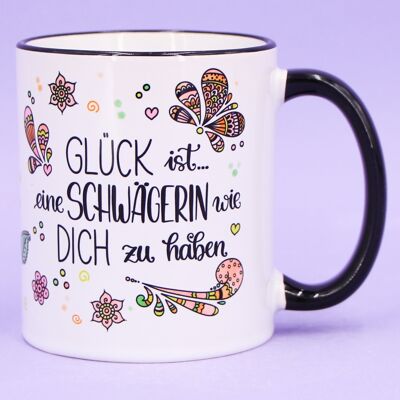 Tasse "Glück ist... Schwägerin"