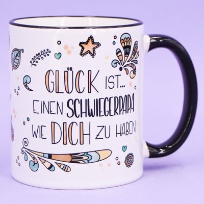 Mug "Le bonheur c'est... beau-père"