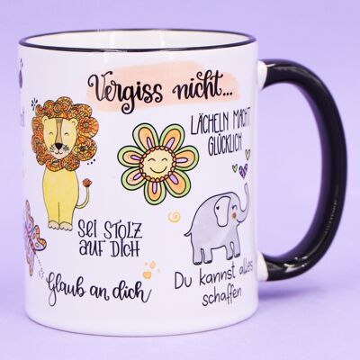 Tasse "N'oubliez pas..."