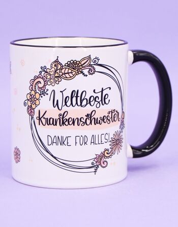 Mug "La meilleure infirmière du monde" 6