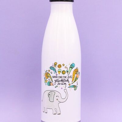 Botella para beber "Elefante de la Suerte" - 500ml