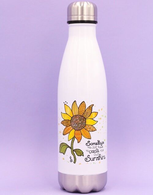 Trinkflasche  "Sonnenblume" - 500ml