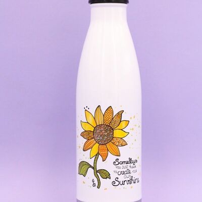 Trinkflasche  "Sonnenblume" - 750ml