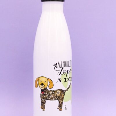 Trinkflasche  "Hund" - 500ml