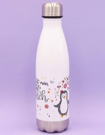 Gourde "Amour Pingouin" - 500ml 2