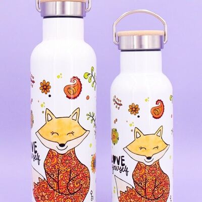 Thermos bottle bamboo lid "Fuchs" - 750ml