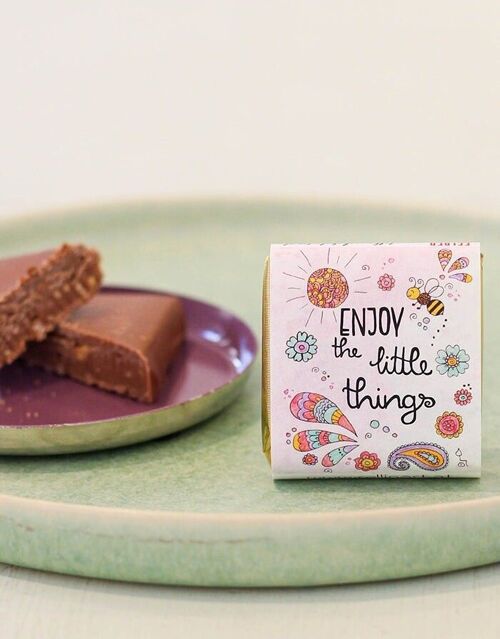 Schokolade "Enjoy the little things"