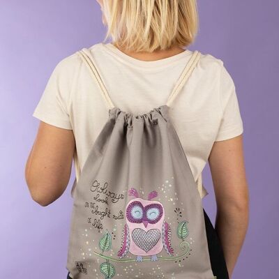 gym bag "owl"