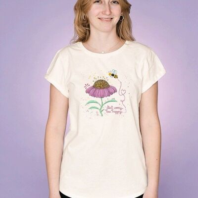 T-Shirt Femme "Abeille Heureuse"