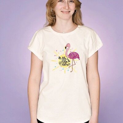 Damen T-Shirt "Flamingo"