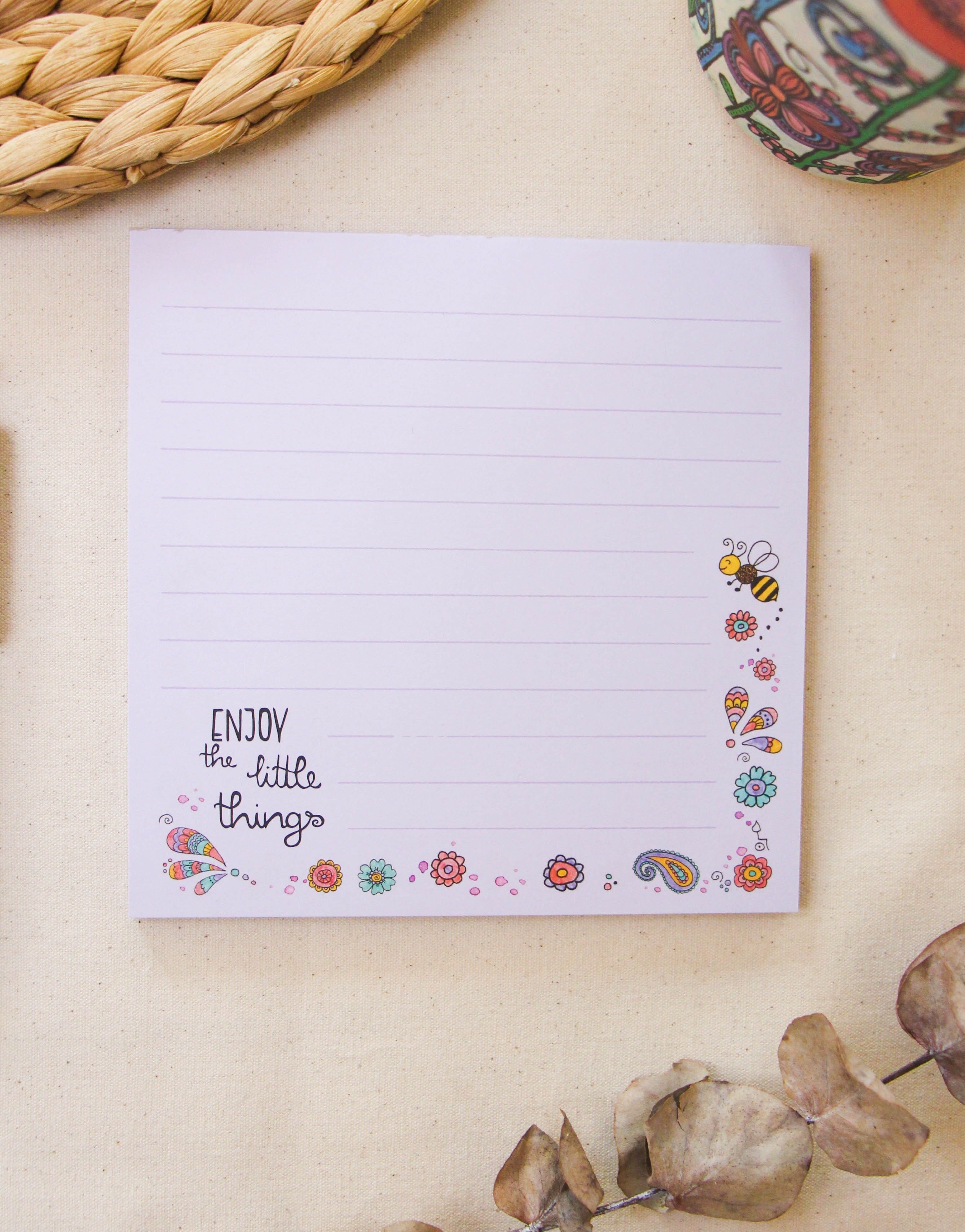 Block "Enjoy the little things"