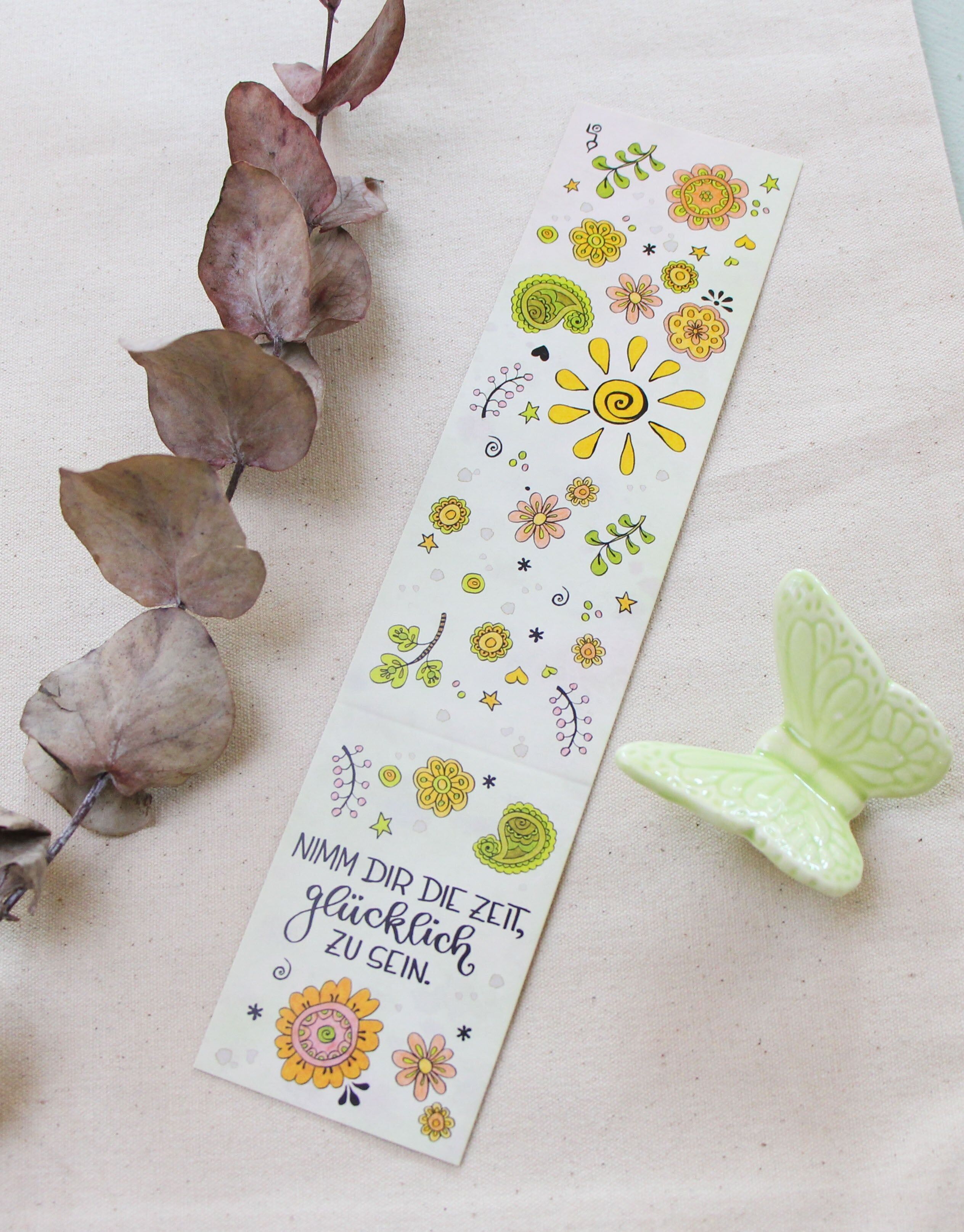 Segnalibro "Prenditi il tuo tempo"