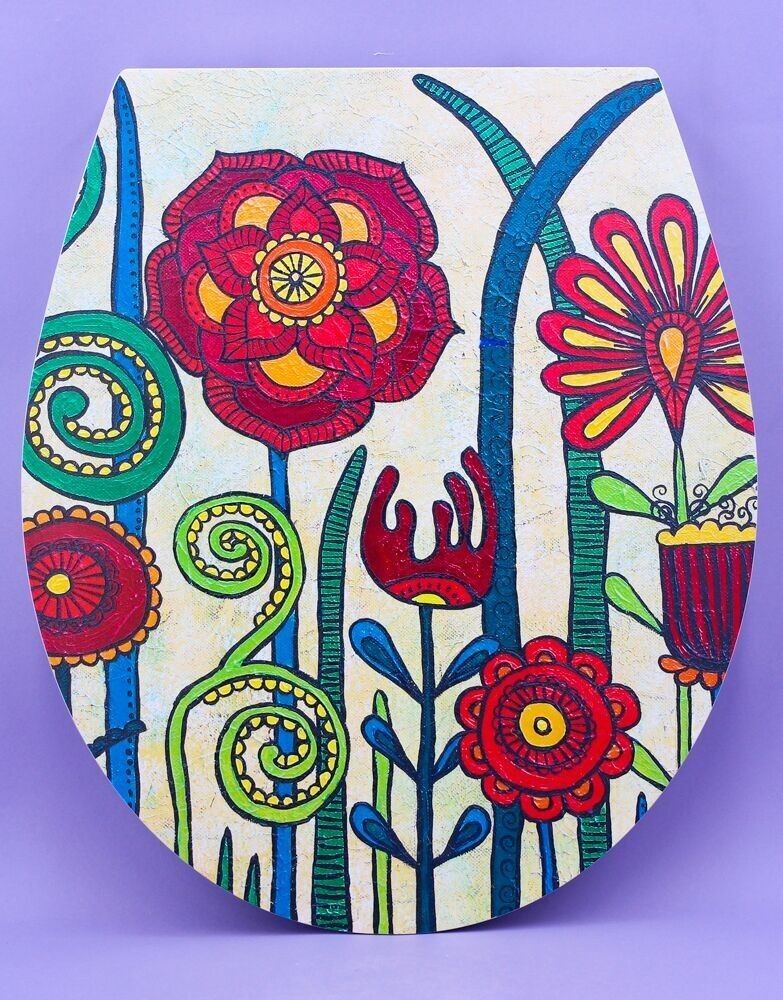 WC-Sitz "Red Blossom"