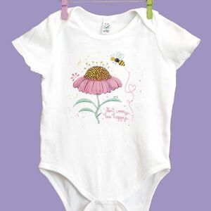 grenouillère bébé "abeille heureuse"