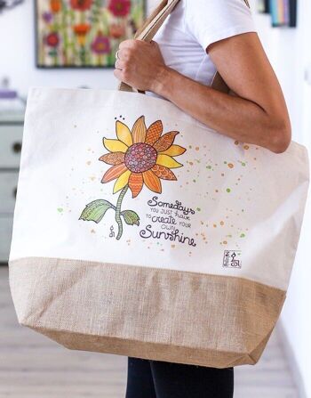 Sac en jute "Tournesol" - S 2