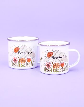 Mug émaillé "Mountain Love" - 480 ml 3