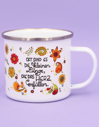 Mug émaillé "Les petites choses" - 300 ml 5