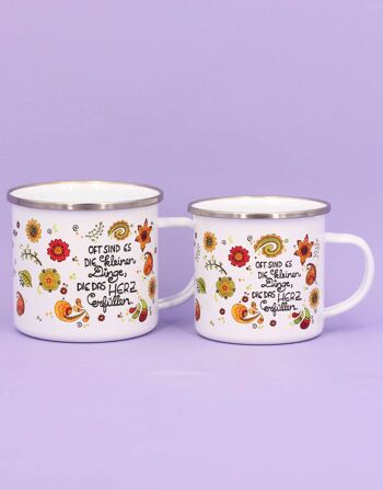 Mug émaillé "Les petites choses" - 300 ml 8