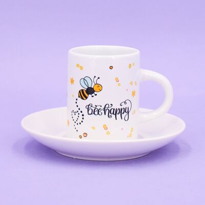 Taza de espresso "Abeja feliz"