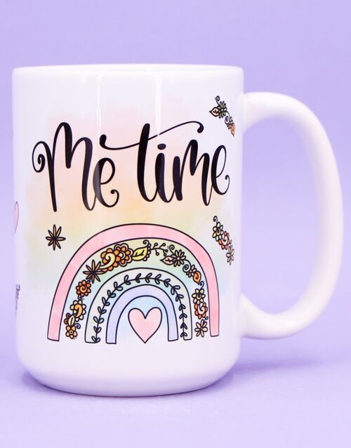 Jumbo-Teetasse "Me time"