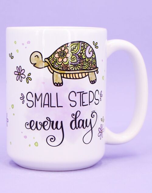 Jumbo-Teetasse "Small steps"