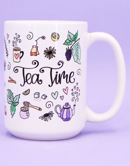 Jumbo-Teetasse "Tea Time"