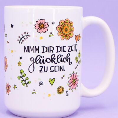 Jumbo-Teetasse "Zeit"